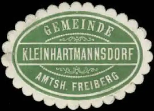 Gemeinde Kleinhartmannsdorf Amtsh. Freiberg