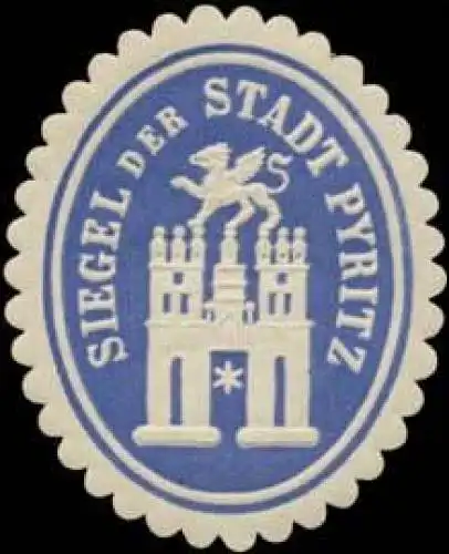 Siegel der Stadt Pyritz/Pommern