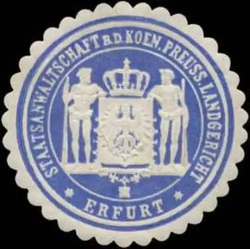 Staatsanwaltschaft b.d. K.Pr. Landgericht Erfurt