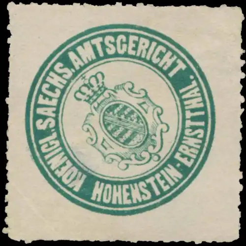K.S. Amtsgericht Hohenstein-Ernstthal