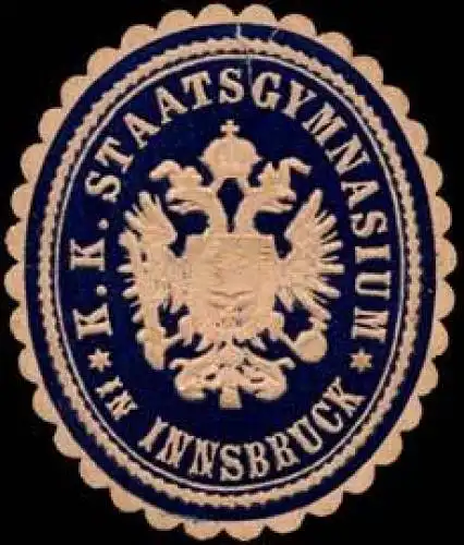 K.K. Staatsgymnasium in Innsbruck