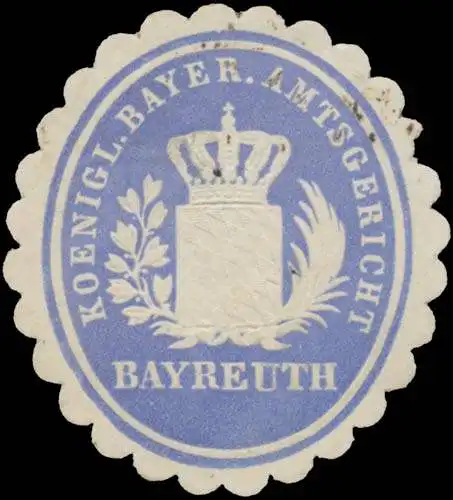 K. Bayer. Landgericht Bayreuth