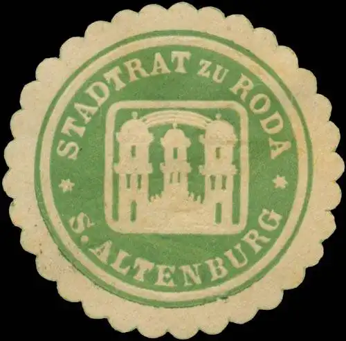 Stadtrat zu Roda - S. Altenburg