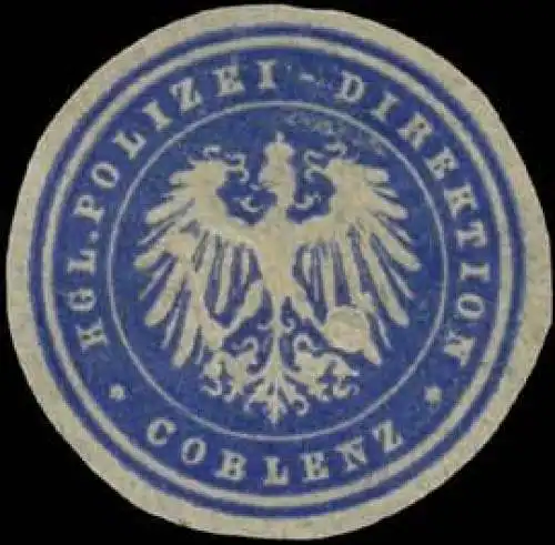 K. Polizei-Direktion Koblenz