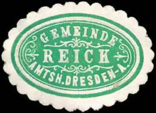 Gemeinde Reick - Amtshauptmannschaft Dresden-Altstadt