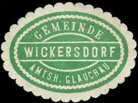 Gemeinde Wickersdorf - Amtshauptmannschaft Glauchau