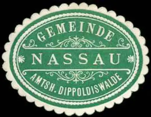 Gemeinde Nassau - Amtshauptmannschaft Dippoldiswalde