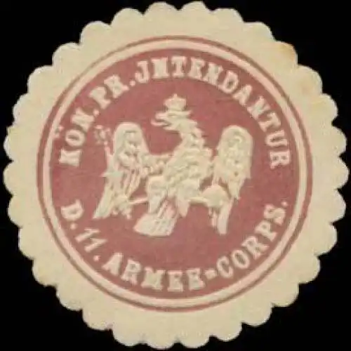 K.Pr. Intendantur des 11. Armee-Corps