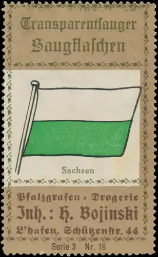 Sachsen Flagge