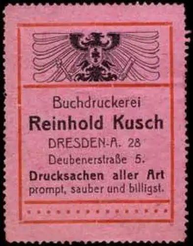 Buchdruckerei Reinhold Kusch