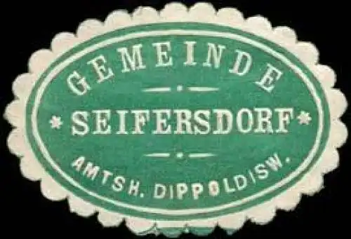 Gemeinde Seifersdorf - Amtsh. Dippoldiswalde