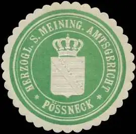 H.S. Meining. Amtsgericht PÃ¶Ãneck