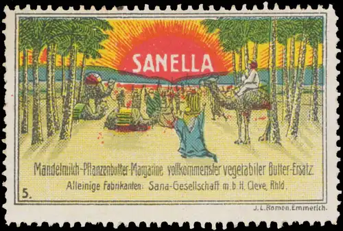 Sanella Mandelmilch-Pflanzenbutter-Margarine