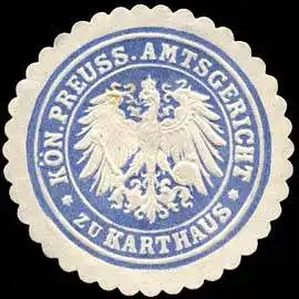 K.Pr. Amtsgericht zu Karthaus in Pommern