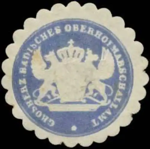 Gr. Badisches Oberhofmarschallamt