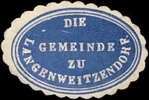 Die Gemeinde zu Langenweitzendorf