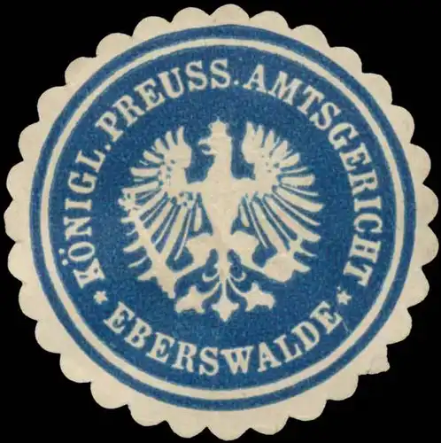 K.Pr. Amtsgericht Eberswalde
