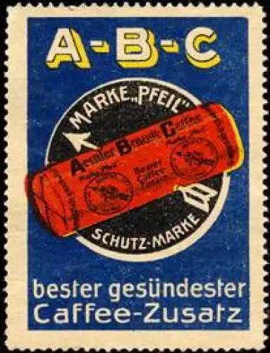 Kaffee-Zusatz A - B - C Marke: Pfeil