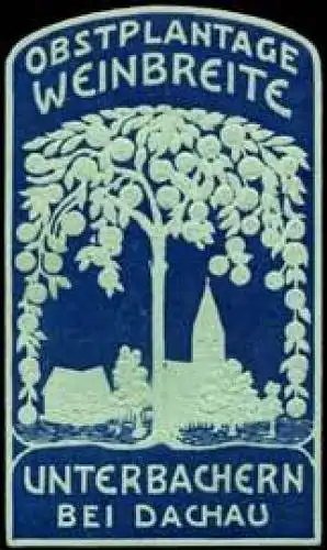 Obstplantage Weinbreite