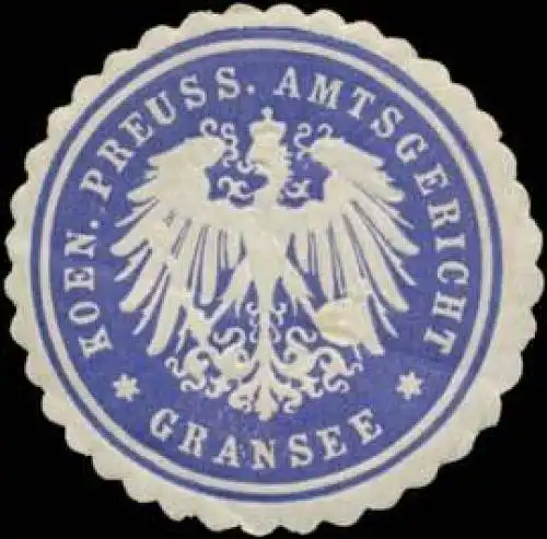 K.Pr. Amtsgericht Gransee