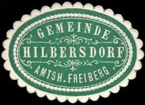 Gemeinde Hilbersdorf-Amtshauptmannschaft Freiberg