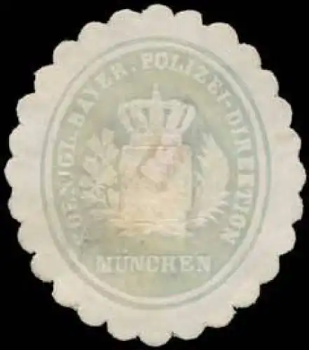 K. Bayer. Polizei-Direktion MÃ¼nchen