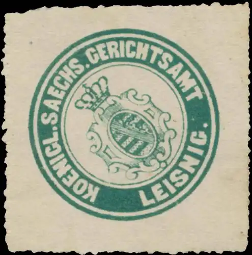 K.S. Gerichtsamt Leisnig