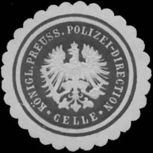 K.Pr. Polizei-Direction Celle