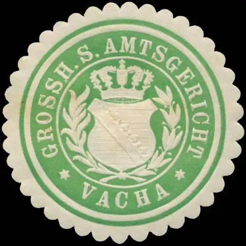 Gr. S. Amtsgericht Vacha