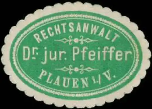 Dr. Pfeiffer Rechtsanwalt