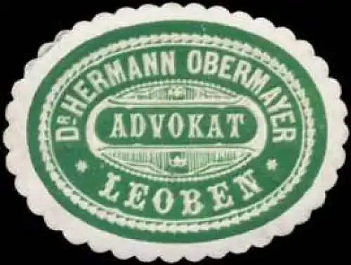 Dr. Hermann Obermayer Advokat in Leoben