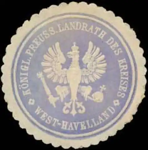 K.Pr. Landrath des Kreises West-Havelland
