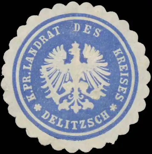 K.Pr. Landrat des Kreises Delitzsch