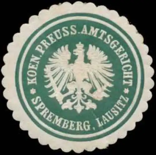 K.Pr. Amtsgericht Spremberg/Lausitz