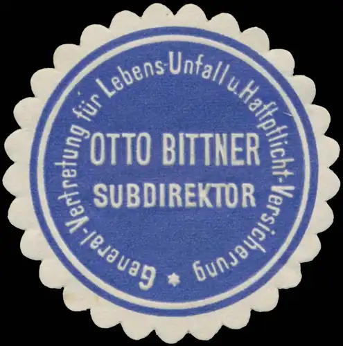 Subdirektor Otto Bittner
