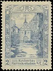 Kirchenbau Herrnskretschen an der Elbe