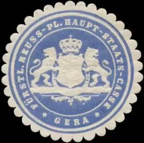 F. Reuss.-Pl. Haupt-Staats-Casse Gera