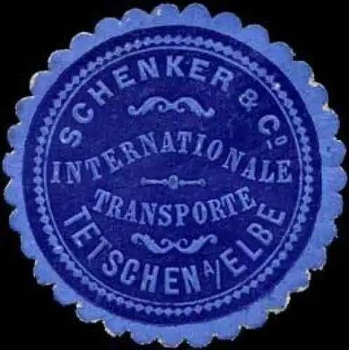 Internationale Transporte Schenker & Co. Tetschen/Elbe