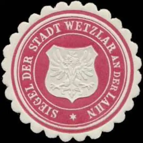 Siegel der Stadt Wetzlar an der Lahn