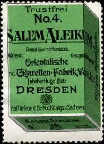 Salem Aleikum No. 4