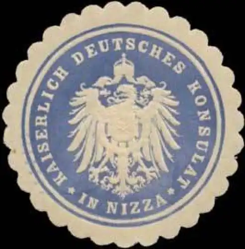 K. Deutsches Konsulat in Nizza/Frankreich