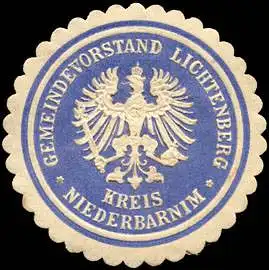 Gemeindevorstand Lichtenberg - Kreis Niederbarnim