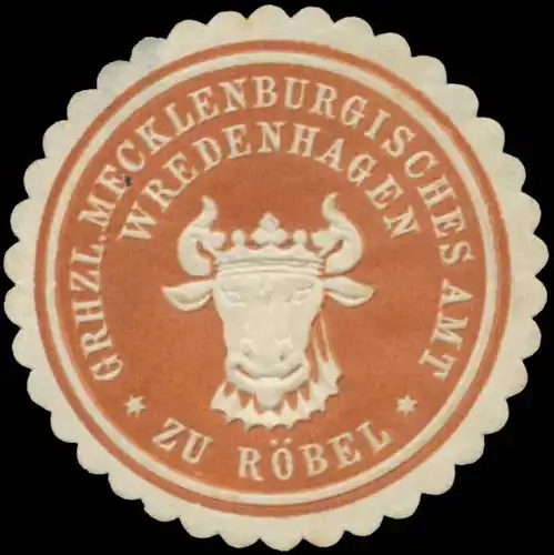 Gr. Meckl. Amt Wredenhagen zu RÃ¶bel