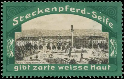 Stuttgart Schlossplatz mit neuem Schloss