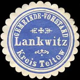 Gemeinde - Vorstand Lankwitz - Kreis Teltow