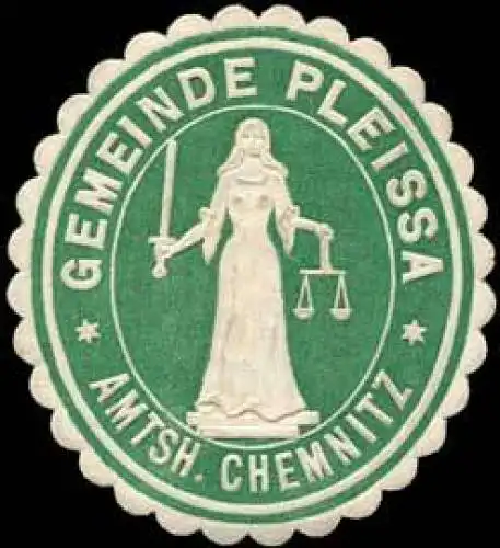 Gemeinde Pleissa - Amtshauptmannschaft Chemnitz