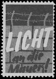 Licht an die Mauer