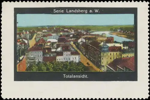 Totalansicht Landsberg Warthe