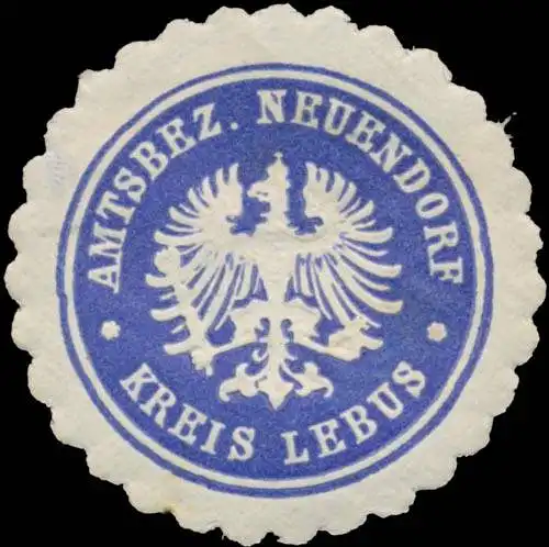 Amtsbezirk Neuendorf Kreis Lebus