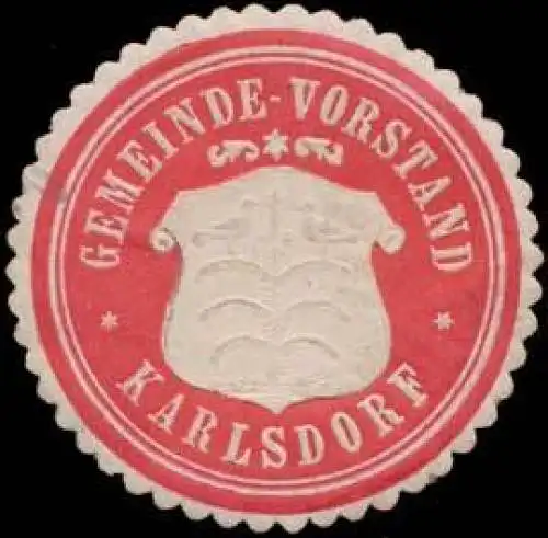 Gemeinde-Vorstand Karlsdorf